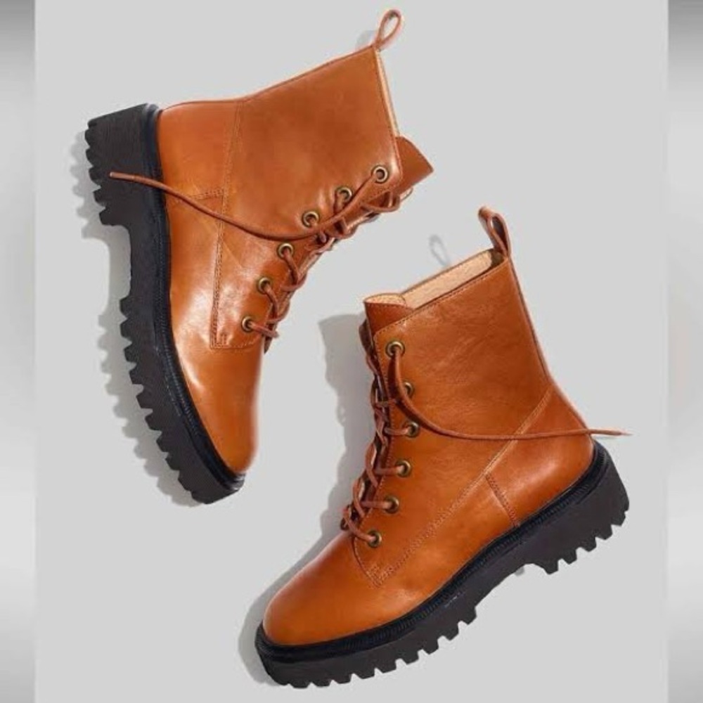 NWT Madewell Rayna Leather Boot